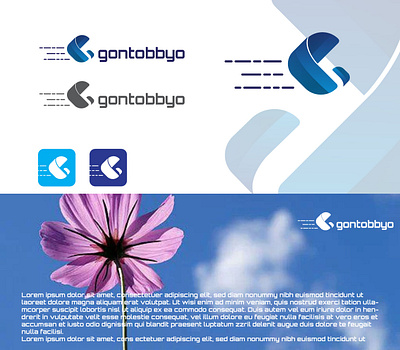 gontobbyo logo design graphic design illustration logo portrait