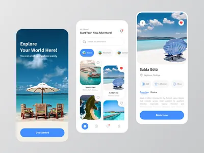 Travel Mobile App destination holiday mobileapp travelapp travelmobileapp ui