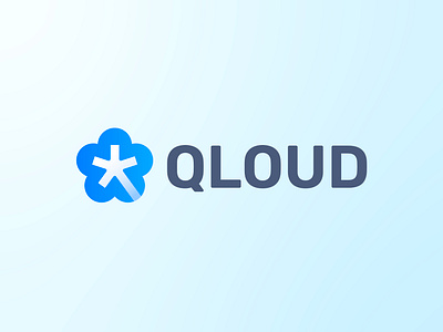 QLOUD - Logo Redesign air blue branding bright cloud creative branding creative logo design dutch design freelance logo design jeroen van eerden lettermark light logo monogram negative space q qloud spark visual identity design