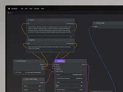 Web Interface Redesign for a Stable Diffusion Solution ai company ai dashboard ai design ai generator ai generator ui design ai image ai image generator ai model ai product ai technology artificial intelligence comfy comfy ai comfy ui diffusion prompt stability ai stable diffusion stable diffusion tool web design