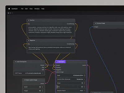 Web Interface Redesign for a Stable Diffusion Solution ai company ai dashboard ai design ai generator ai generator ui design ai image ai image generator ai model ai product ai technology artificial intelligence comfy comfy ai comfy ui diffusion prompt stability ai stable diffusion stable diffusion tool web design