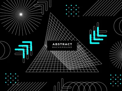 Abstrac background Grid Line Modern Dynamic Shapes Design arrow background black circle dimention dinamic dot graphic design line modern shapes