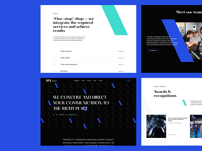 ✨ MPR – Website design black blue clean consulting design digital digitaldesign light cyan minimal modern turquoise ui uidesign userinterface ux webanimation webdesign website websitedesign white