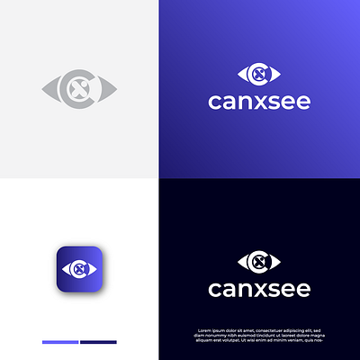 CAN X SEE app branding design graphic design illustration logo typography ui ux vector