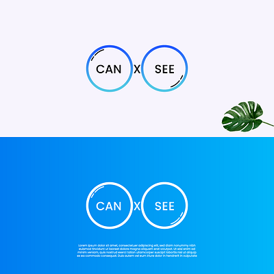 CAN X SEE app branding design graphic design illustration logo typography ui ux vector