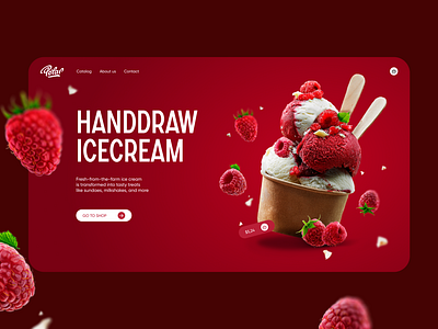 Photoshop main page concept graphic design illustration typography ui