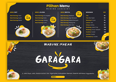 Restaurant Banner Design banner banner design branding design graphic design restaurant typography vector