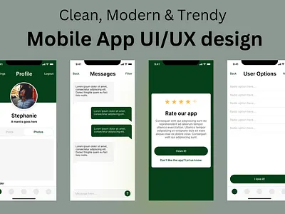 Mobile App UI UX Design app design branding illustration mobile app design ui ui ux design visual visual design