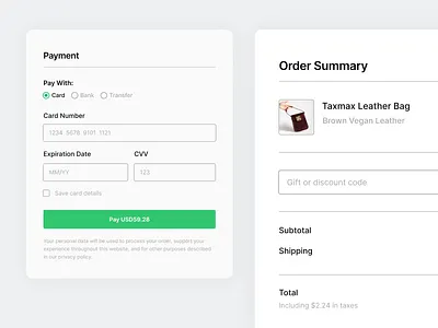 Payment Checkout Design checkout checkout flow dashboard ecommerce app finance app fintech payment payment dashboard ui wallet web cards webapp webdesign