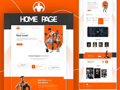 Fitness branding exercise fitness fitness landingpage graphic design gym gymnesium landing page ui ui ux design website design workout workout landing page