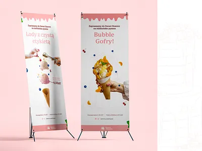 Sweet Heaven Branding: logo design, visual identity brand brand identity branding design identity logo rollup rollups