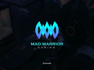 MAD WARRIOR 3d adobe app icon art brand identity branding company concept consol creative design esports gaming graphic design illustration logo team ui vector website