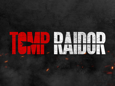 TOMB RAIDER | Text Effect - Photoshop Template 3d 3d text adventure cinematic design download file film lara croft logo mockup movie photoshop playstation psd template tomb raider video game