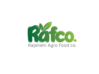 Rafco agricultural agro eco food fram fruit graphic design green logo natural typography