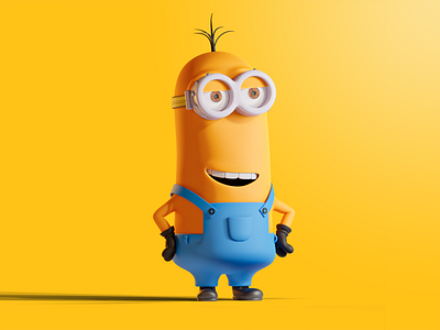 Kevin 3d 3d art 3ddesign animation blender despicable me graphic design illustration kevin minions motion graphics