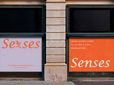 SENSES branding design graphic design