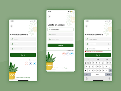 Sign Up app design illustration onboarding sign up ui ux