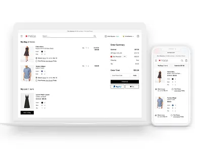 Macy's.com Redesign Bag bag design design management e commerce experience design information architecture interaction design product design redesign responsive retail service design ui user experience user interface ux ux design visual design web website