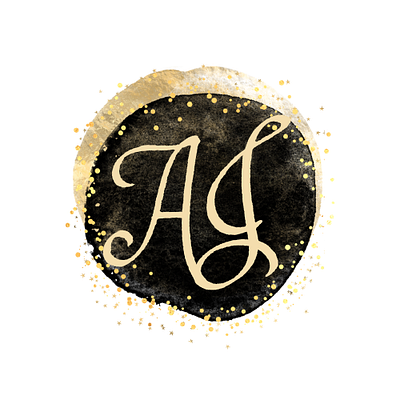 black and gold logo black branding business gold graphic design logo simple