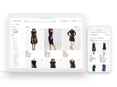 Macy's.com Redesign Browse Category browse category design design management e commerce experience design information architecture interaction design product design redesign responsive retail service design ui user experience user interface ux ux design visual design web website