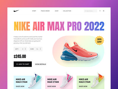 E-commerce - Shoes Website UI Design agency landing page e commerce app ecommerce ecommerce shop header exploration homepage landing landing page landing page design minimal oline store online shop popular shot shoes website ui ux website design woocommerce