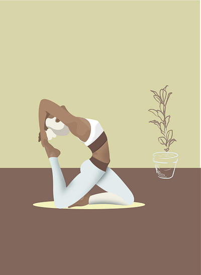 Йога design graphic design vector йога