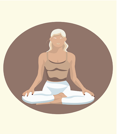 йога adobe illustrator design graphic design illustration logo йога персонаж