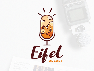 Podcast Logo Design brand design branding design graphic design graphic designer illustration logo logo branding logo design logo designer minimalistic style modern logo podcast podcast brand