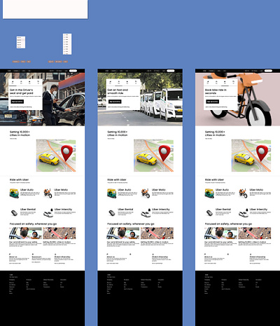 Uber Homepage homepage uber ui ux