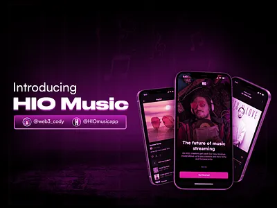 HIO Music graphic design