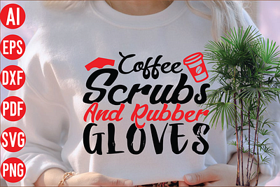 Coffee scrubs and rubber gloves 3d animation branding coffee scrubs and rubber gloves design graphic design illustration logo motion graphics ui