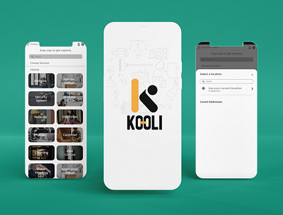 KOOLI | App UI app graphic design logo ui ux