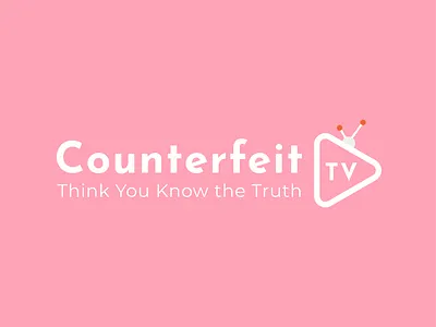 Counterfeit Logo Design app design logo