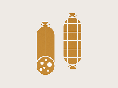 Sausage icon beef butcher charcuterie charcuterie board deli deli meat embutido food food market food trucks meat pork restaurant salami salchichon sausage snacks street food street market vector