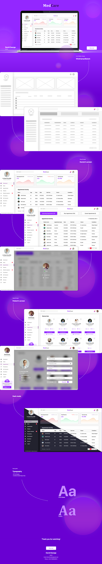 Book appointment for Medcare branding design graphic design typography ui vector