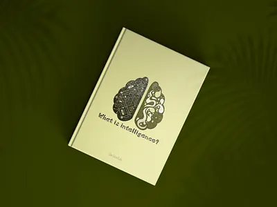Intelligence as Bookcover book book cover branding design editorial design graphic design illustration logo ui vector