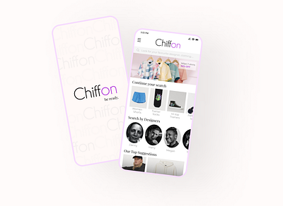 E commerce UI chiffon ecommerce ecommerce ui design light pastelle ui