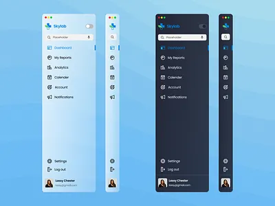 Skylab Navigation Bar design figma navigation ui uiux ux web design website navigation bar