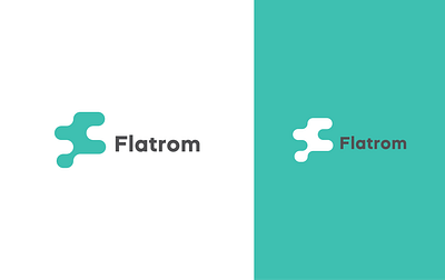 Flatrom Logo Design branding creative logo design flatrom flatrom logo graphic design illustration logo minimalist logo vector