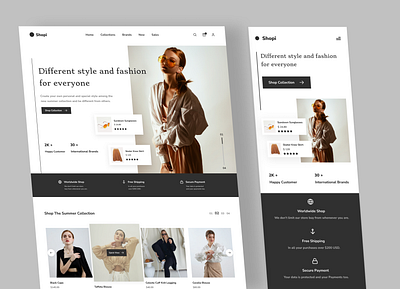 Shopify Responsive Design app application ui design ui ux website