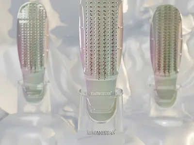 3D advertisement for hairbrush 3d animation graphic design motion graphics