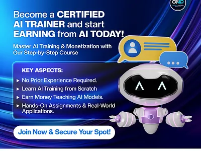 AI Trainer Flyer graphic design