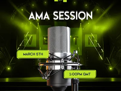 AMA with VESTN graphic design