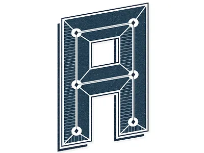 Letter A Typography a branding design graphic design illustration line art typography vector