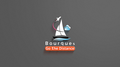 Branding for Bourques flying company 3d branding design graphic design icon illustration logo ui ux vector