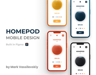 Homepod Mobile Design design figma mobile ui ux web design website