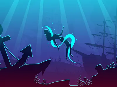 deep ocean 3d animation design flat design graphic design illustration logo motion graphics ui vector