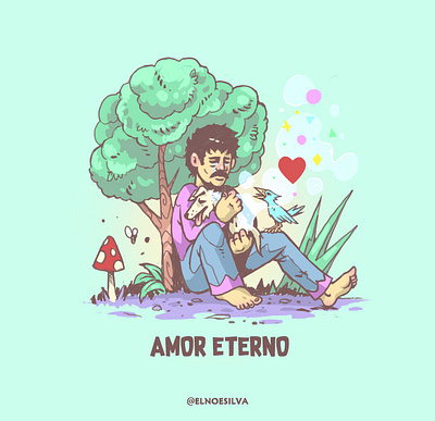 Amor eterno design graphic design illu illustration ilustrator logo mexico vector