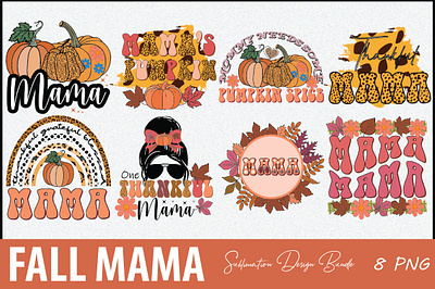 Fall Sublimation Bundle design graphic design halloween illustration logo woman