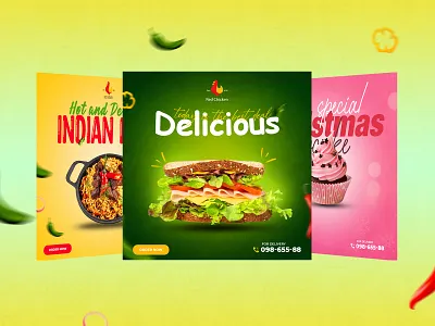 Food Flyer or Poster design branding design flyer food post design poster social media